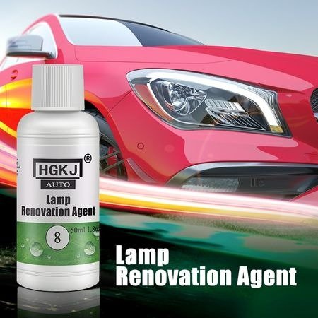 ed6b19157de585208067932c7b3e7ac1 HGKJ-8 50ml Car Headlight Restoration Agent Powerful Cleaner For Clear Shine And UV Protection | Restores Cloudy Yellowed Headlights To Like-New Condition