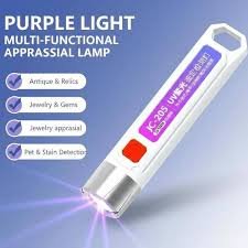 ef26d7919e90f3cdc480f0e72f34627b K-206 365nm UV Currency Checker Rechargeable Light | Portable Lightweight UV Torch for Banknote Security Feature, Stain & Security Mark Inspection