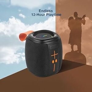 ef713415640ee1abf086c9fcbbb578e2 KBroad Waterproof Portable Bluetooth Speaker with RGB LED Lights – IPX6 Bass Boost Speaker for Outdoor, Party & Beach Use