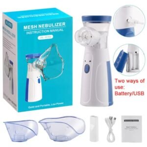 f04ddc98fa0390c3e2fdec31b14ac6a9 Mini Portable Silent Nebulizer Handheld Inhaler Atomizer: Medical Grade Mesh Technology for Asthma and Respiratory Care