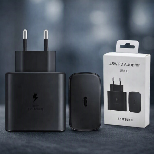 f18077987776608bf1685fa3375c2bde Samsung Original 45W PD Super Fast Charger USB-C Adapter – UK/US/EU Pin Fast Charging Wall Charger
