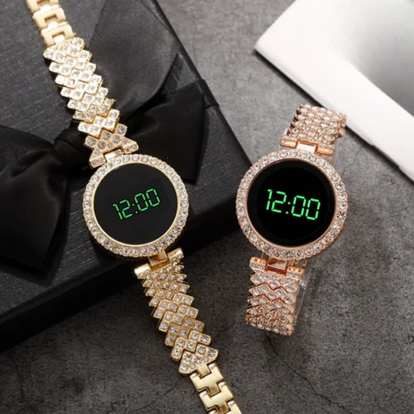 f253b171f6ef93a83e1587723b7a2504 Ladies Round Dial Digital Watch Elegant Design Clear Display Comfortable Strap Easy To Use Reliable Performance Perfect For Daily Wear