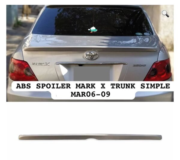 f2a9b22b1043befc9526aacc61b3e7bf ABS Rear Trunk Lip Spoiler for Toyota Mark X (2004–2009 Models) – Simple Flush Profile