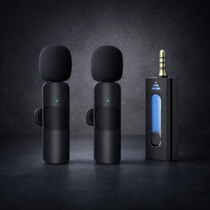 f3a76b14bc4db140747517ad8f0df5d4 K35 Wireless Microphone – High-Quality 2.4GHz Lapel Mic Set with 3.5mm Receiver for Mobile Phones, Cameras, Speakers & Vlogging
