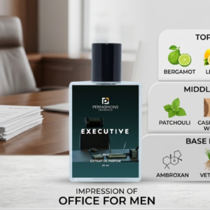 f4079addab3ffb6eb94b5dd9b1fed213 Executive – Impression of Office for Men | Woody Spicy Extrait de Parfum for Men | 50ml with Premium Box & Carry Bag