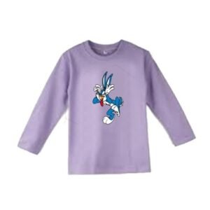 f4a3f8ae09226199c0f739a69ccbb23c Plain Basic Full Sleeves T-Shirt for Kids – Soft Comfortable Cotton Blend Casual Wear for Boys & Girls, Everyday Use