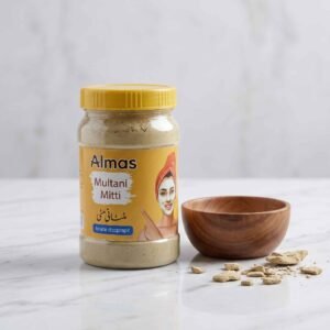 Almas Multani Mitti Jar - Beauty Accessory Designed For Skin Cleansing And Daily Skincare Routine - 100ML