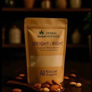 f51b9b9613812542a4330cea69672d68 Herbal Heritage Natural Mass Gainer – Dietary Supplement for Healthy Weight Gain & Energy Support- 50g