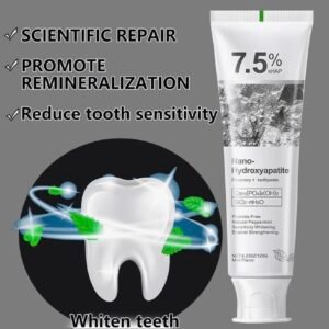Screenshot Nano Hydroxyapatite Toothpaste 7.5 Percent nHAP Teeth Repair Whitening Sensitivity Protection Gentle Daily Oral Care Solution | 80 gram
