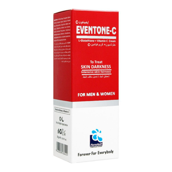 f7dc8823f084acf21feb3ac926048127 Eventone-C Cream with L-Glutathione & Vitamin C – Advanced Skin Brightening & Anti-Pigmentation Formula – 20g