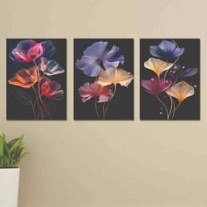 f8fbca7ee580402a1bb9e9d146bf2a47-4 Set of 3 Wall Art Wooden Phototile Frames for Wall Decor