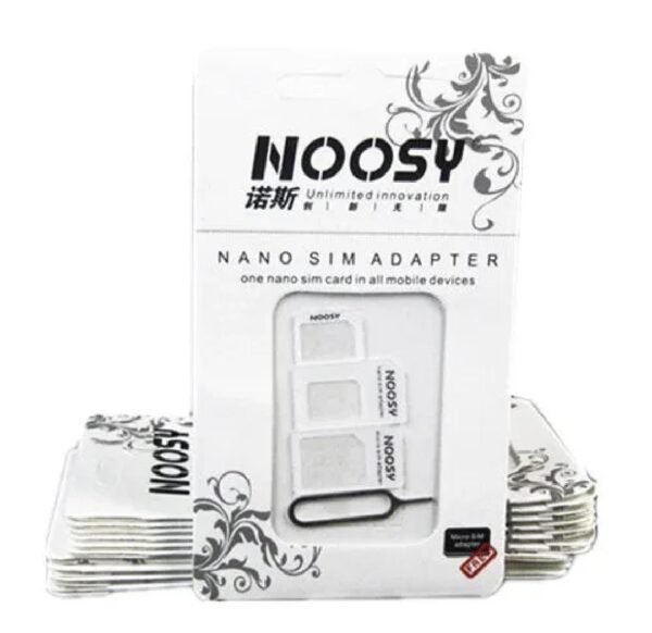 f965e8e50d8ffbf7ada3e4844cad83c4 Noosy 4-In-1 SIM Card Adapter Kit - Electronic Accessory Designed For SIM Conversion And Mobile Device Connectivity Routine