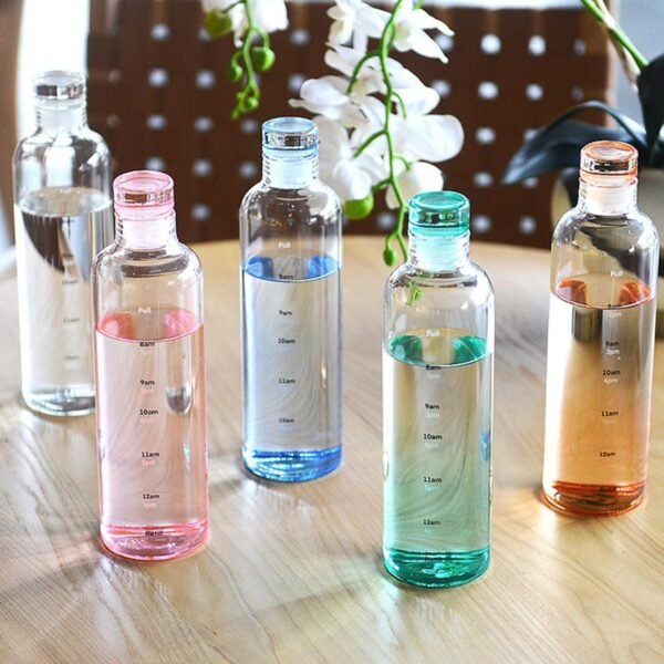 f99bdcc90a013b33f27cb5e1e9ebed42 Transparent Plastic Water Bottle 500ml Durable Lightweight And Easy To Carry | Random Colour