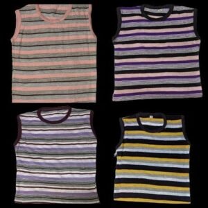 fae722a0ff83deca16d98e7114432f5c Pack of 4 Kids Multi-Color Code 5 Cotton Sando Set – Super Soft Breathable Summer Sleeveless Vest for Boys & Girls