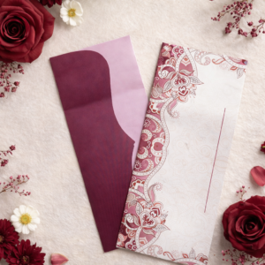 fb2cd301f0b74b816fa8d15239930515 Premium Maroon Paisley Eidi Envelopes for Weddings & Engagements (15 Pieces) – Elegant Card Cash Pack