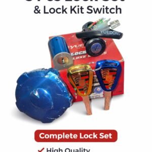 Motorbike Three Piece Lock Set Lock Kit Switch Designed For Motorcycles Providing Durable Quality