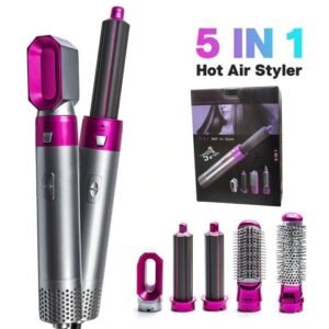 fb62b8903eeae33d346aa114e7d0508d High Quality 5 In 1 Hair Styler Hot Air Brush Volumizer Straightener Curler Durable Portable Practical Choice For Salon Style At Home