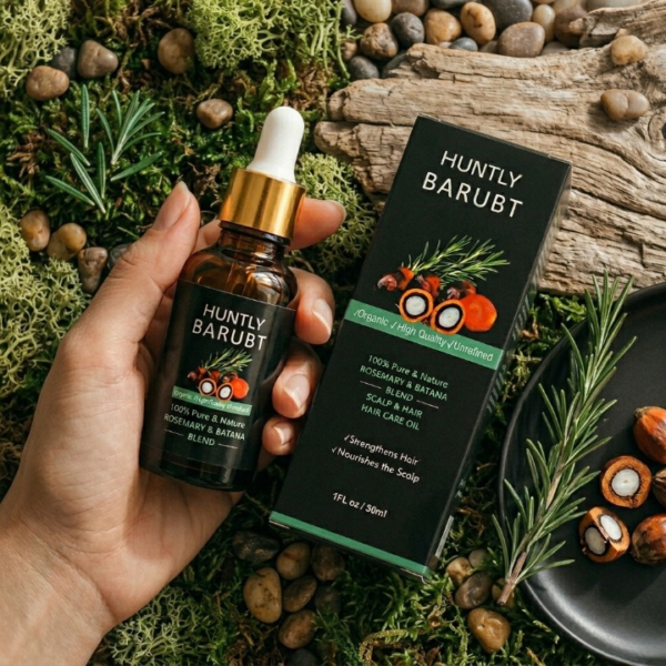 fb9355f6f45274529b2e7025cf18a710 BARUBT Hair Care Essential Oil Rosemary Batana Oil Extract Improves Frizzy Strong Hair And Curls 30ml