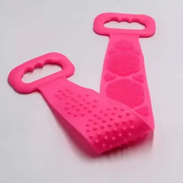 fb992b20635e773f7647ca30aa448c83 Pack of 2 Silicone Back Scrubber Bath Belts – Double-Sided Exfoliating Body Scrubbers for Gentle, Deep Cleansing & Smooth Skin
