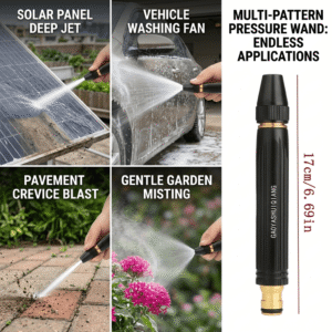 High Pressure Adjustable Nozzle Water Spray Gun | Versatile Tool For Garden & Cleaning