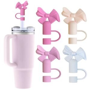 ff1dca8d3feee18f9cd85f381b8bfacc 1PC Cute Bow Straw Cap Cover for 10mm Straws – Fits Stanley Tumbler Cups, Dustproof & Leak-Resistant (Random Color)