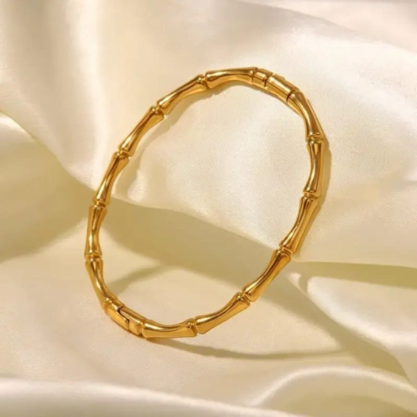 ff2009c9282e26c8d52c6f2801cfc653 Bamboo Trending Korean Bangle - Jewelry Product Designed For Wrist Wear And Daily Ornament Routine (SKU: QRT-201)