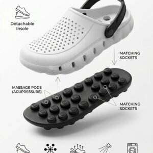 ff37436307961c435ab2f6118e82cced Men's Comfortable EVA Outdoor Clogs - Anti-Slip Beach And Garden Slippers - Footwear Accessory Designed For Outdoor Walking And Daily Routine