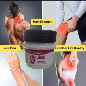 MELODINE Japanese Soothing Massage Gel – Muscle & Joint Pain Relief Cream For Shoulder, Neck, Back & Knee – Fast-Absorbing Herbal Formula (100g)