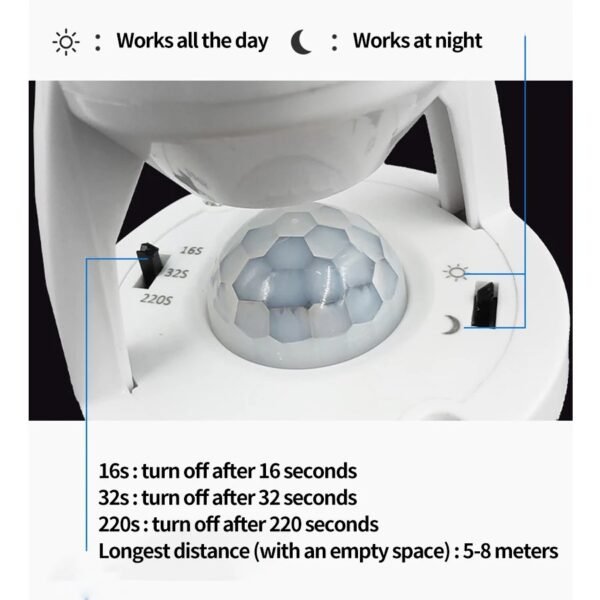 imgi_50_47deb3d515d25fc07690cbddca6f84bf Infrared Motion Sensor Lamp Holder – 360° Smart Light Socket with Automatic On/Off Detection