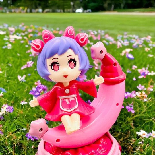 imgi_5_LightsandMusic-RotatingMoonToy_540x Rotating Moon Doll Toy With LED Lights & Music – Adorable Crescent Moon Design, Universal Rotation, Safe for Kids 3+, Pink & Purple Gift for Fun and Sensory Play (Random Color)