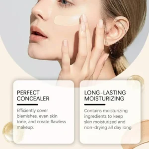 imgi_6_2_1754342729 Kashees Eventone High Coverage Foundation – Full Coverage Matte Creamy Foundation for Flawless Skin – Lightweight, Long-Lasting (24H) Makeup Base for All Skin Types – Bridal, Party & Daily Wear - 20ml