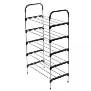 imgi_89_e6b98b23f763783f38dcd5aea3d58e38 5 Layer Stainless Steel Layer Shoe Rack