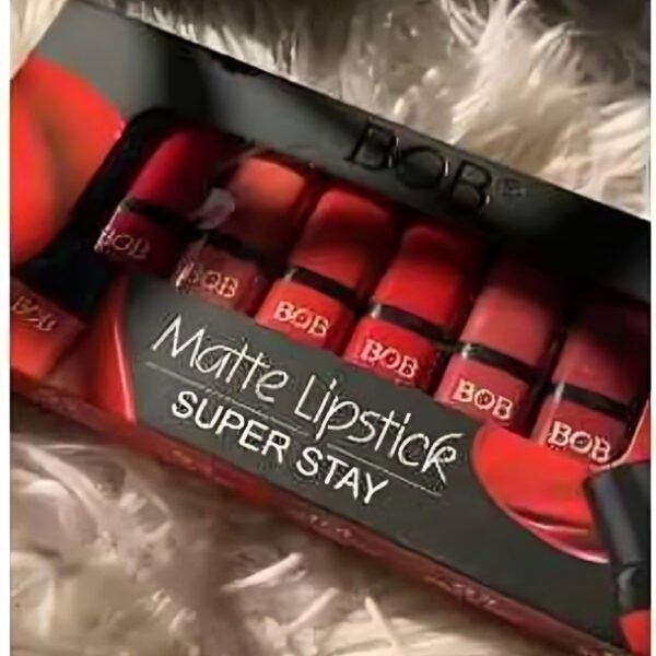 083eee9b08dd21d2a897db5d5008df35 6 Pcs Bob Matte High Pigmented Lipstick Set