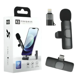 0bbd2eac5ce526ec3f2b18aefc1b825d K8 Wireless Lavalier Microphone Type C Audio Recording Device