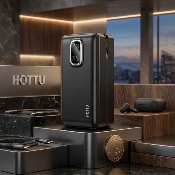 0ecb55397780f6167699ae64d3234e04 Hottu ht49 Power Stack 50000mAh 22.5w Fast Charging Bank with Built-in Cables