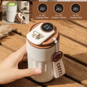 Premium Smart Coffee Cup with Temperature Display - 450ml