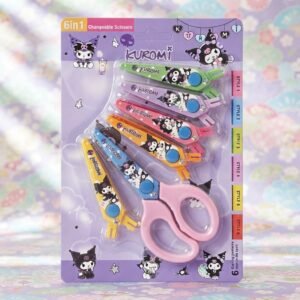 1152d0b55c248a139d7e86a8ef18555c Kuromi 6 In 1 Changeable Scissors Craft Set - Toy Accessory Designed For Entertainment And Daily Play Routine (Random Color)