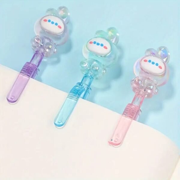 Crystal Rabbit Bunny Gel Pen 0.5mm Cute Pens for School - Random Color