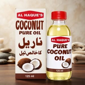 1725abbc1786aaebb92b7c602a774289 Al Haque Coconut Oil -125ML (Pack of 6)