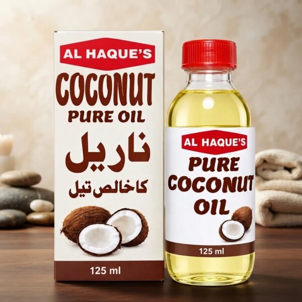 Al Haque Coconut Oil -125ML (Pack of 6)