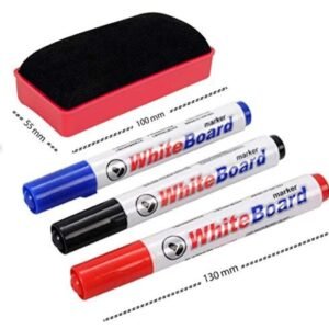 1cf061ab405387add42e83f8f6e9c66f Whiteboard Marker Set 3+1 – Dry Erase Marker Set for Whiteboards, School Office Classroom and Home Use