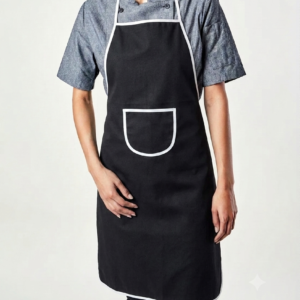 1ea470f5774865e23702eb212fdda0af 12 Pcs Classic Professional Parachute Cloth Kitchen Apron with Pocket & Contrast Piping (23" x 35") | Random Color