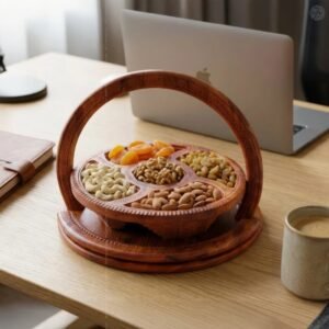 27322d0cc409ee345a1692445b262a56 Wooden Spring Tray - 14 Inches Round