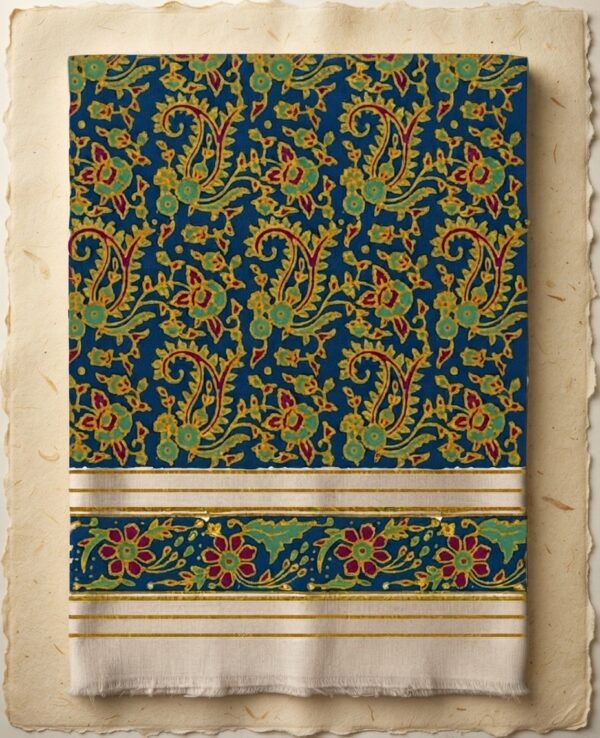 2acd8e2820349e3011d80a8d5f70ded6 Riwaya Hand Block Printed Floral Paisley Lawn Shirt Traditional Apparel (Unstitched)