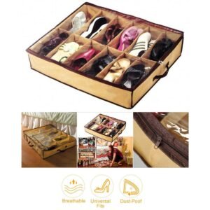 2cc47f1bc3ee28c1240fb5fd9ba060de Shoe Organizer Storage Box Under Bed Random Color