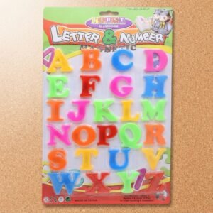 Magnetic Letter And Number Educational Set - Toy Accessory Designed For Entertainment And Daily Play Routine (Random Color)