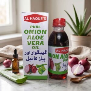 33d653d9a087201ba64957c05f07b905 AL HAQUE'S Pure Onion Aloe Vera Hair Oil – 125ml