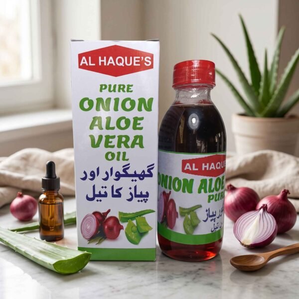 AL HAQUE'S Pure Onion Aloe Vera Hair Oil – 125ml