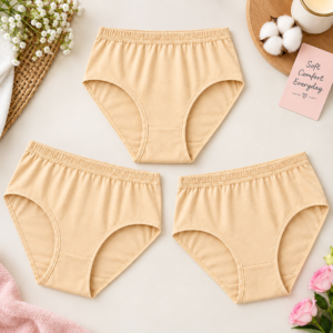 3769106361823b780712b33ec3f2468f Everyday Soft Cotton Jersey Women's Panties Breathable Comfortable Ladies Underwear Innerwear - Pack of 5