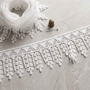 3b3ff8343af6c5099fd45ebf40e7ecbd Milky Lace White - 15 Yards